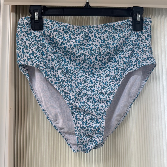 Floral High-Waisted Bikini Bottoms - Picture 1 of 1
